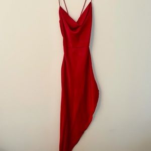 LPA Rossana Dress - Red XXS